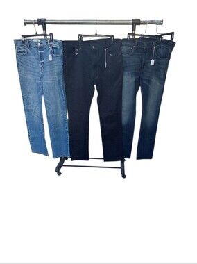 8926N.....Mixed Trio Bundle, Men' And Women' Jeans.  Details Below